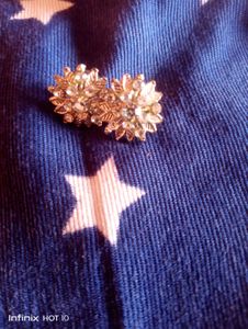 bangles and two earrings combo