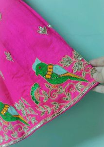 Sale..Beautiful Hand-work Raw Silk skirt ✨👌