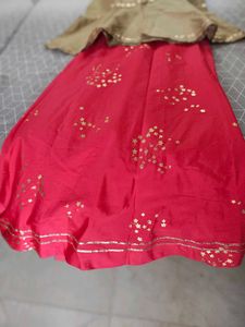 New Ethnic Blouse And Skirt