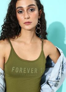 Forever 21 Green Camisole Top- Worn Once- SizeM