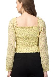 Summery Floral Crop Top
