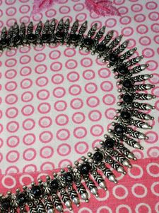 Oxidized Silver Necklace Set