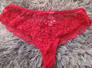Red Lace Thong