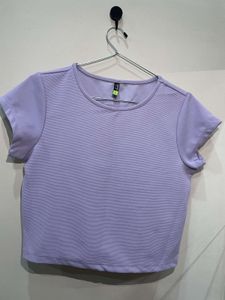Cute Lilac Crop Top