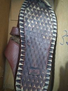 Brown Leather Sreeleathers man sandal