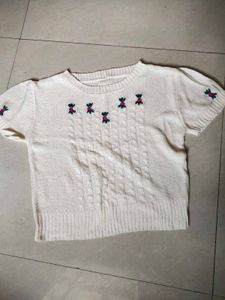 Vintage Floral Knit Top