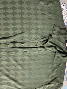 Patterned Casual Shirt Men