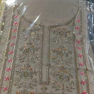 Elegant Embroidered Unstitched Suit