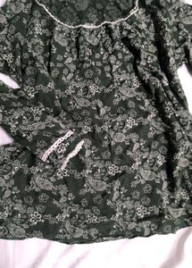 Floral Print Long Sleeve Top