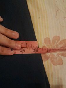 Navy Blue Floral Print Dress with Ruffles, Size-S