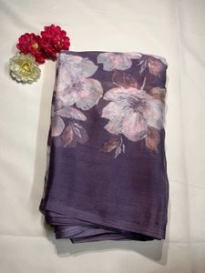 Floral Print Saree