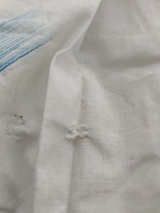 Women White Kurti Pant | Waist 44| Length 39