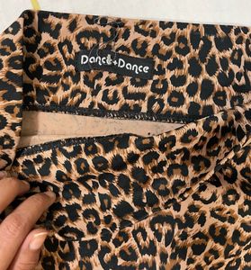Animal Print Mini Skirt