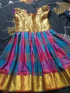 Kids Silk Gown
