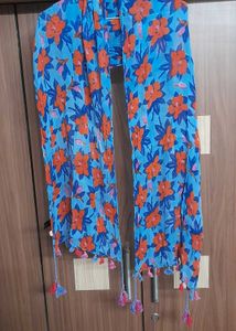Floral Print Scarf