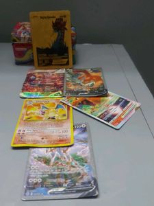 Pokemon Card Collection with fakes and 3 original