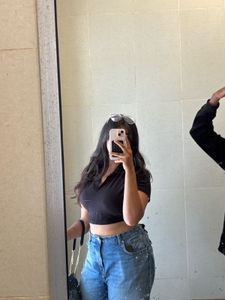 Black Crop Top