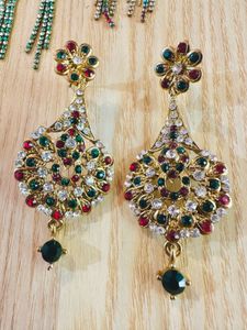 3 Beautiful Stone Earrings Combo