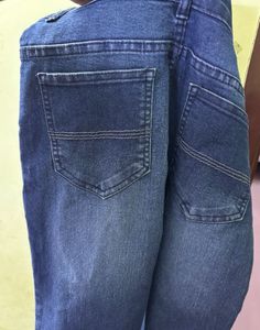 Distressed Dark Wash Jeans
