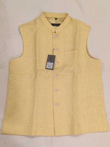 XXL - Yellow Nehru Jacket