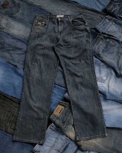 TAG WIDE LEG JEANS