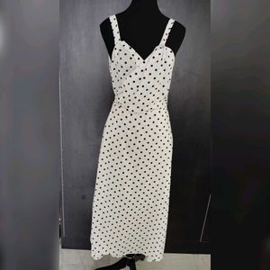 Polka Dot Midi Dress