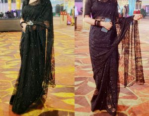 Elegant Black Saree