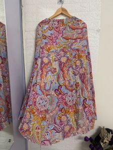 Paisley Print Skirt