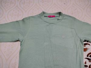 Sea green winter top