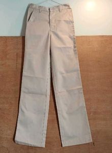 Khaki Straight Leg Pants