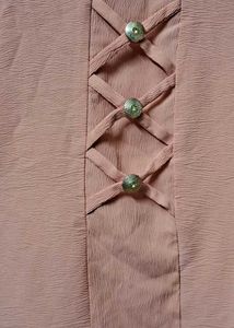 OfferjustnowPeach Bell Sleeve Blouse