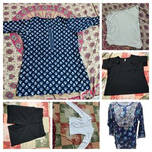 Six Combo Tshirt &Kurti
