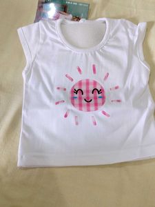 White And Pink Top Pant