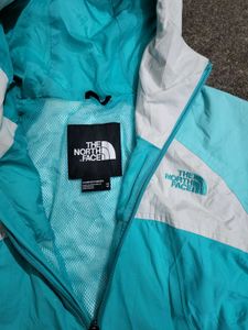 The North Face Turquoise Rain Jacket