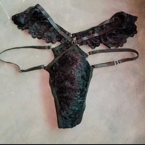 men&#39;s Black  Thong