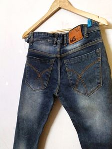 Gas Brand Navy Blue Colour Jean For Men