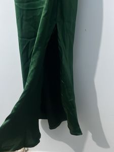 Green Slit Dress