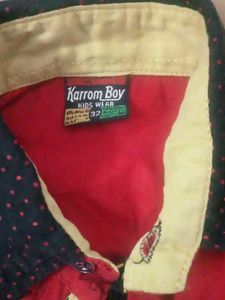Beautiful Print Ke Saath Shirt For Boys