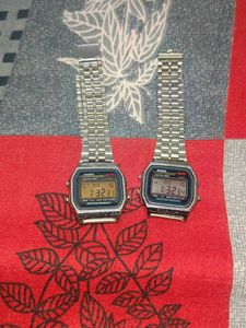 Vintage Casio Digital Watches (Pair)