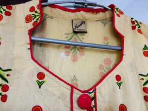 Floral Print Kurta