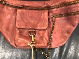 Red Leather Crossbody Bag