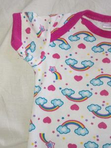 Rainbow Cloud Baby Onesie – Soft Cotton