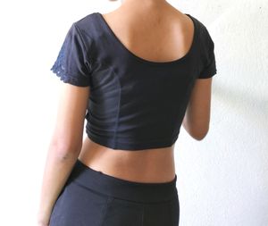 Cute Black 🖤 Square Neck Top