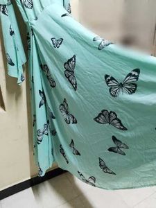 Butterfly Print Maxi Dress condition very 👍🏻 goo