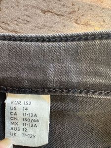 Black And Green Branded jeans