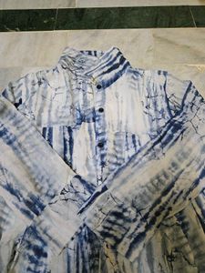 Stylish Tie-Dye Print Shirt