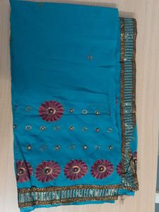 New Saree With Blouse