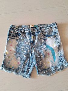 Funky Denim Shorts
