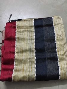 Striped Silk Blend Saree