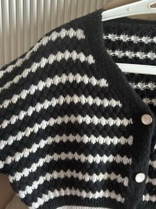 Striped Knit Cardigan